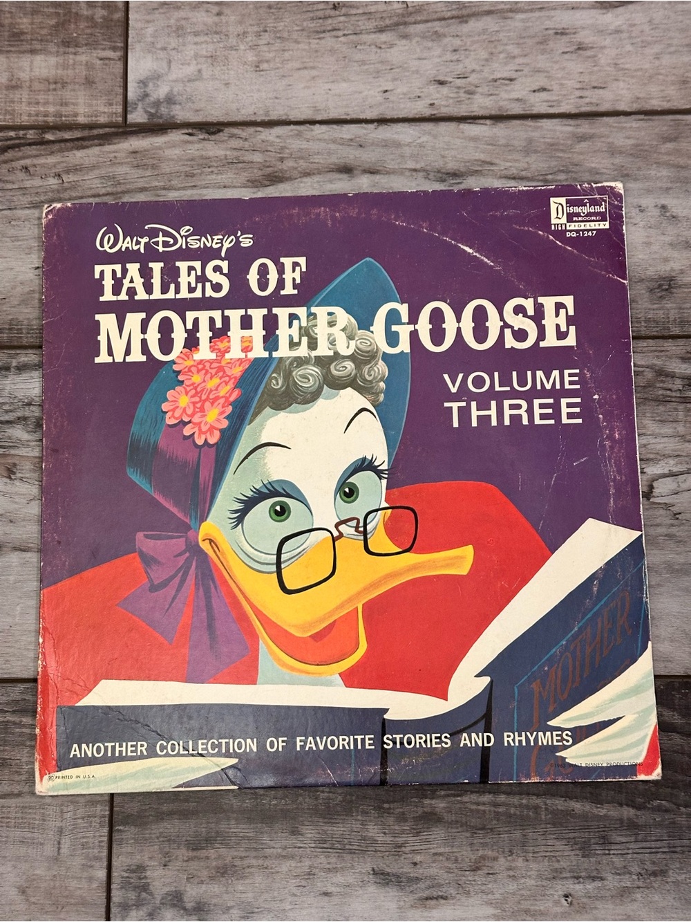 Walt Disney Tales of Mother Goose Volume Three - Purple Cover